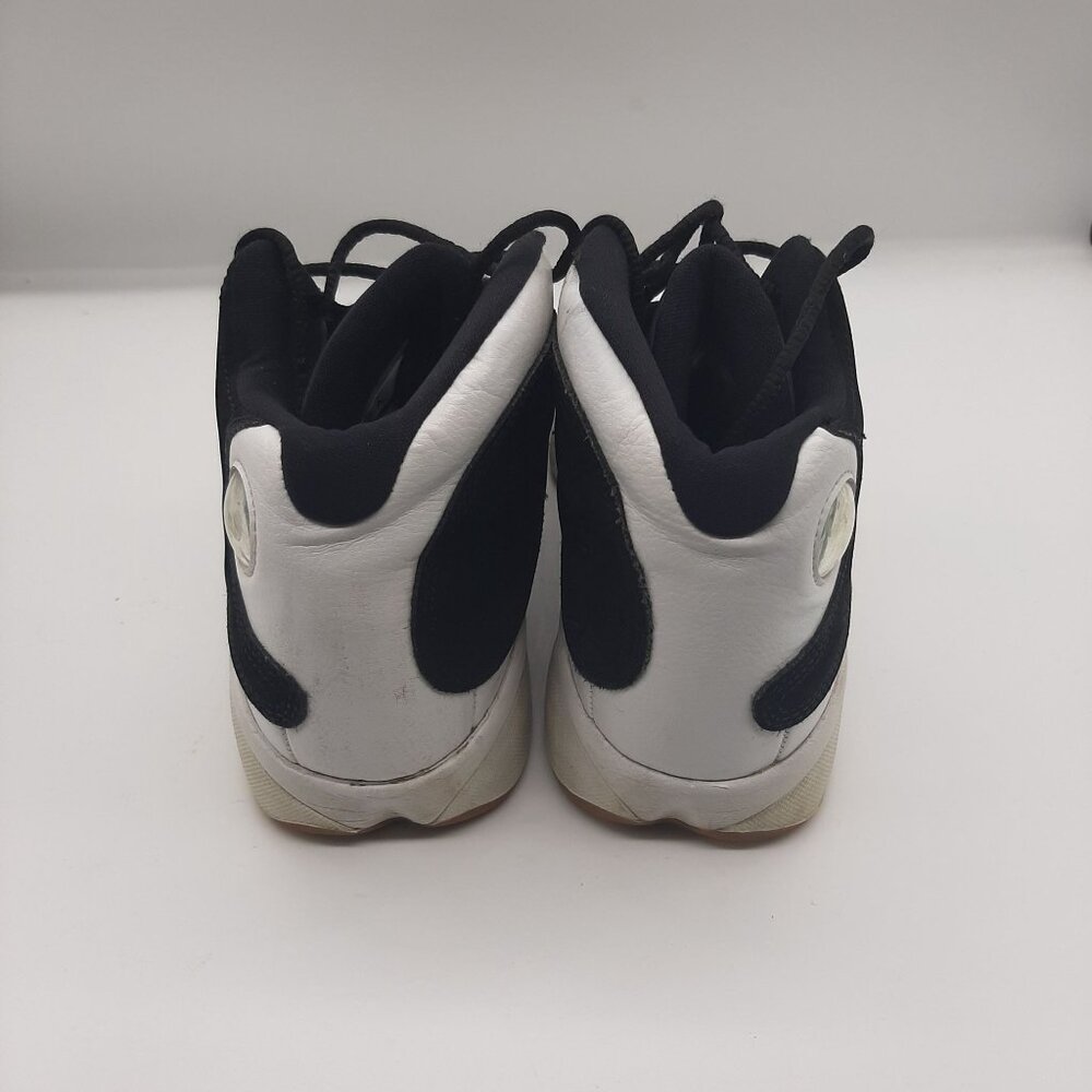 Nike Boys Air Jordan 13 439358-021 Black Basketball Shoes Sneakers Size 7Y - Picture 2 of 4
